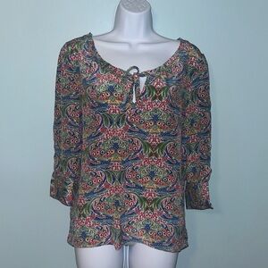 ARTHUR & FOX 100% Silk Blouse, size 2